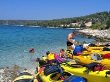 Sea kayaking family holidays