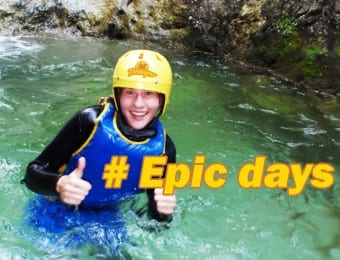 Canyoning holidays Slovenia