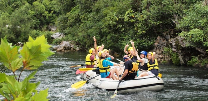 Croatia rafting cycling holidays