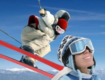 february skiing family holiday