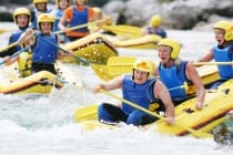 family rafting holiday
