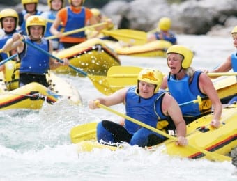 family rafting holiday