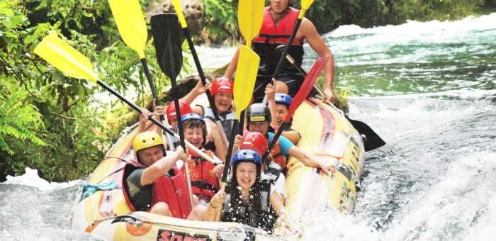 water rafting on the Cetina river Croatia